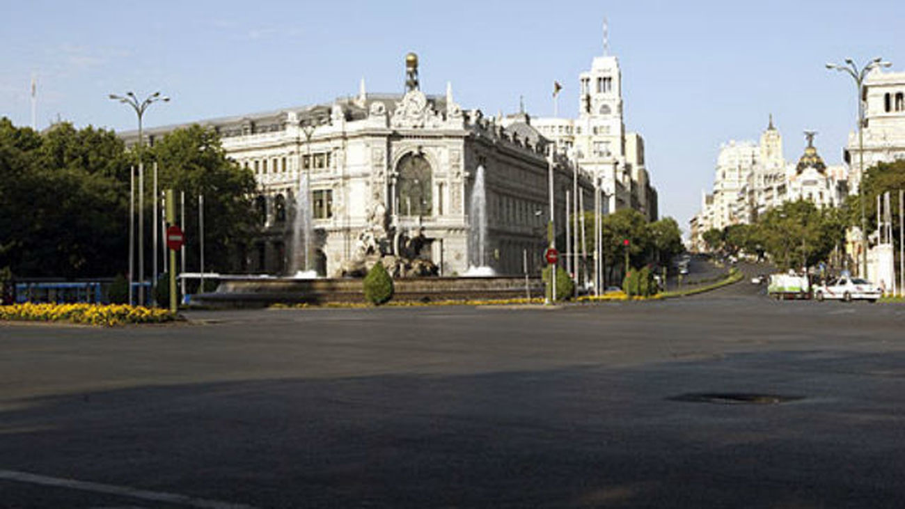 Madrid, vacío por vacaciones