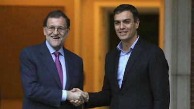 Mariano Rajoy y Pedro Sánchez coinciden en la ilegalidad del referéndum de Cataluña