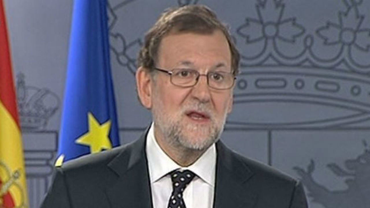 Mariano Rajoy afirmá que no le faltara firmeza para defender la unidad de España