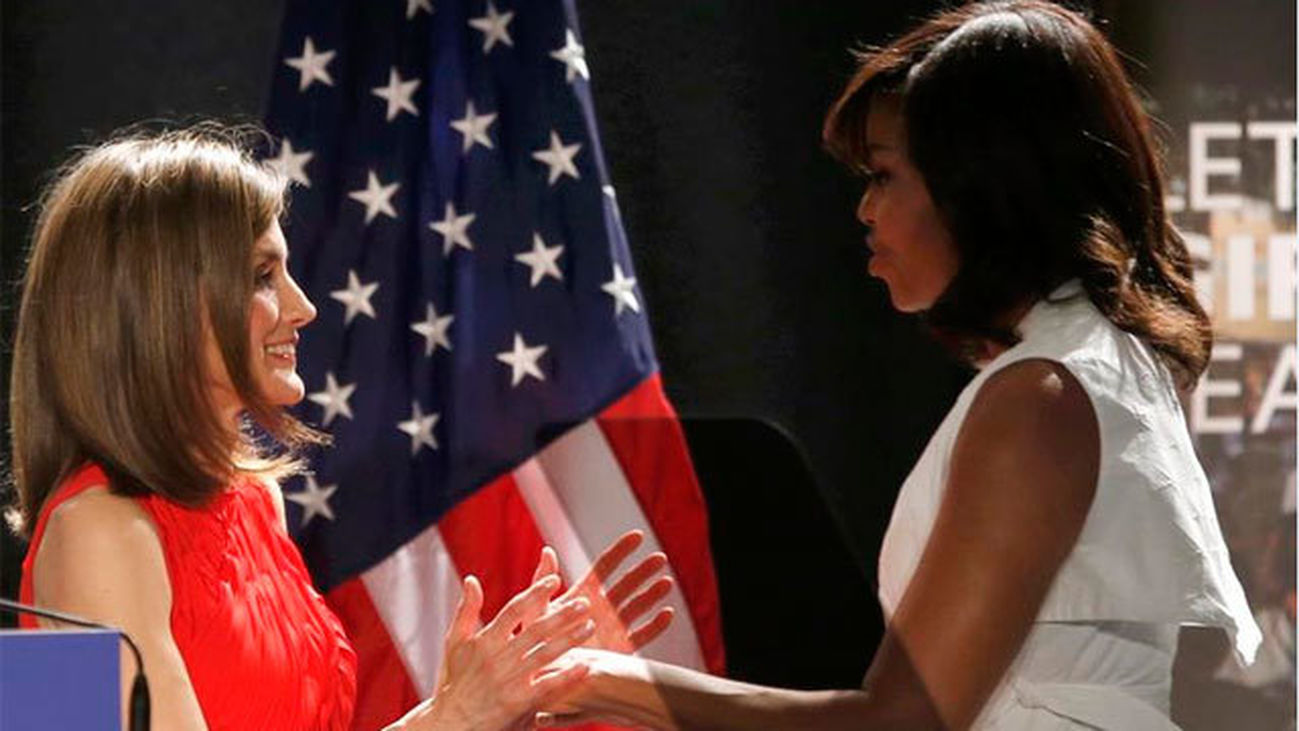 Michelle Obama apela desde Madrid a un cambio cultural para acabar con la desigualdad