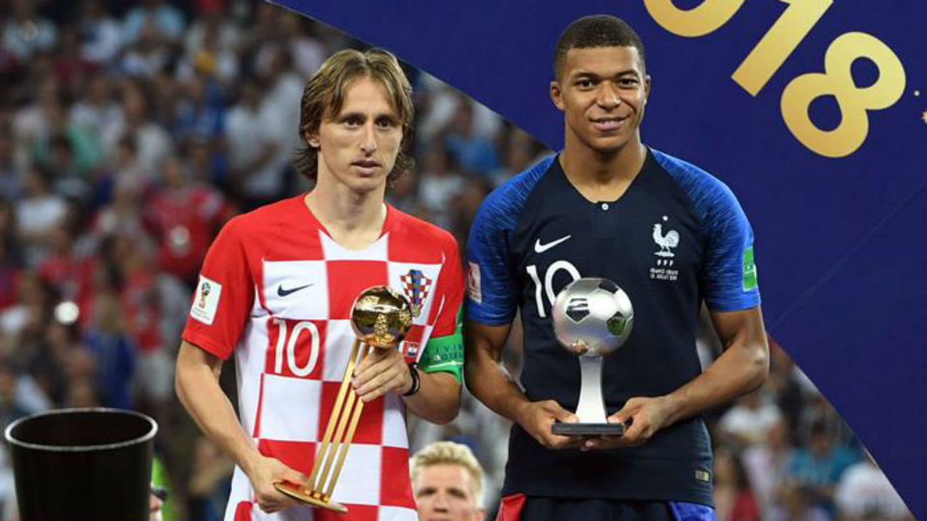 Modric balón de oro; Mbappe mejor joven