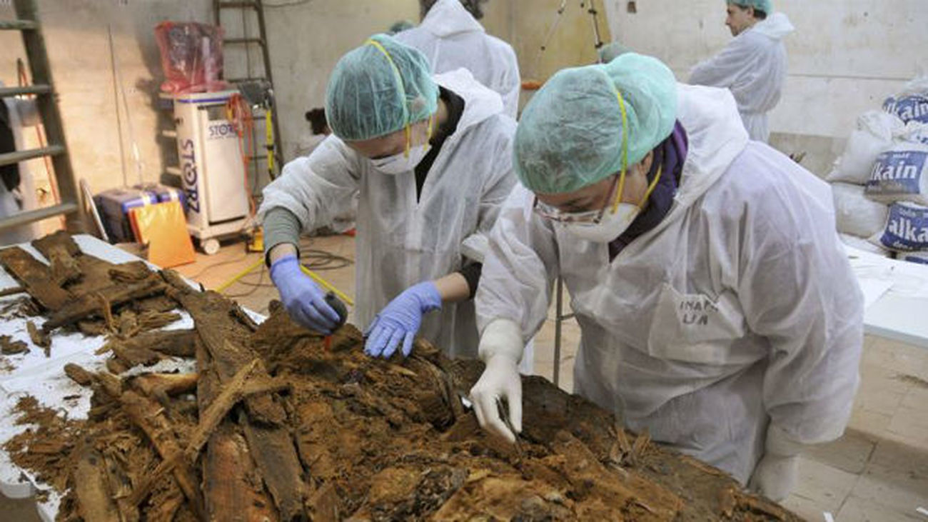 El Museo de la Historia de Madrid muestra imágenes del hallazgo de los restos de Cervantes