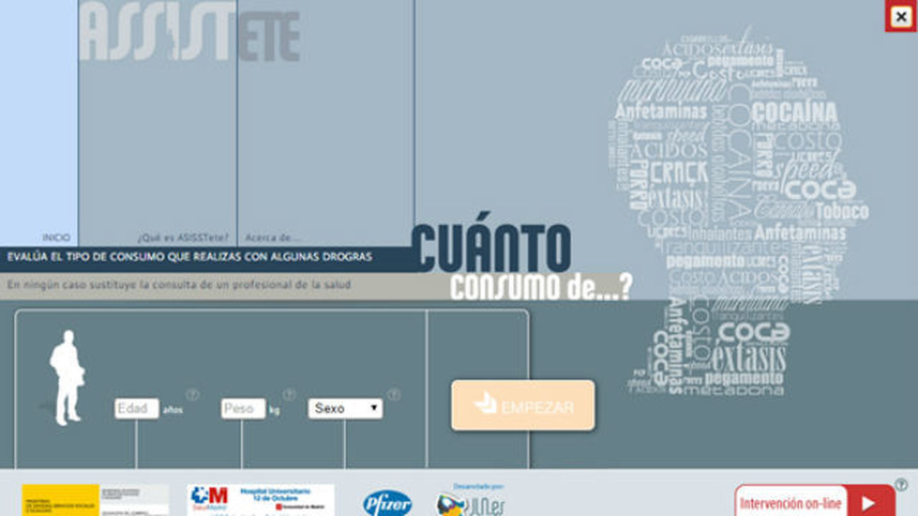 El 12 de Octubre pone en marcha una web que detecta la adicción al alcohol, el tabaco y las drogas