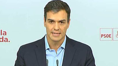 El líder del PSOE, Pedro Sánchez, pide a los catalanes que el 1 de octubre no vayan a votar