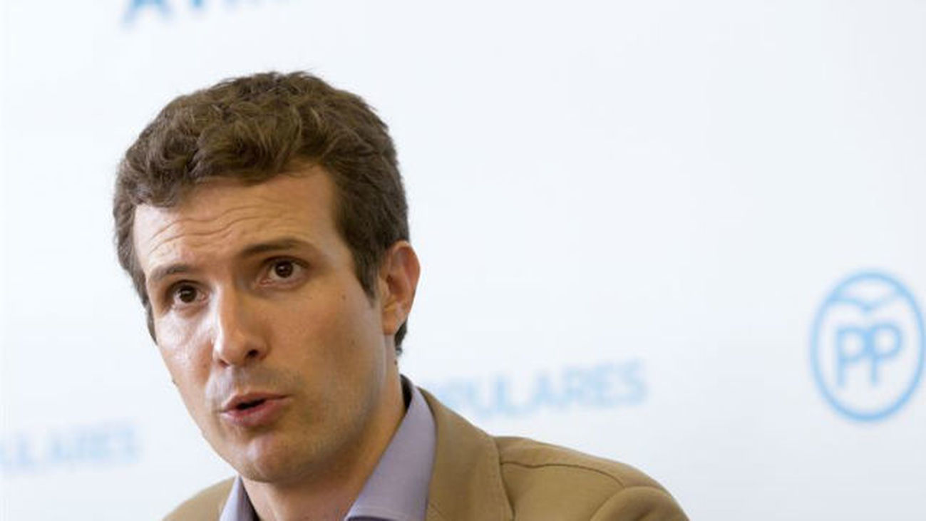 Pablo Casado afirma que el Partido Popular no va a tolerar ningún referéndum ilegal
