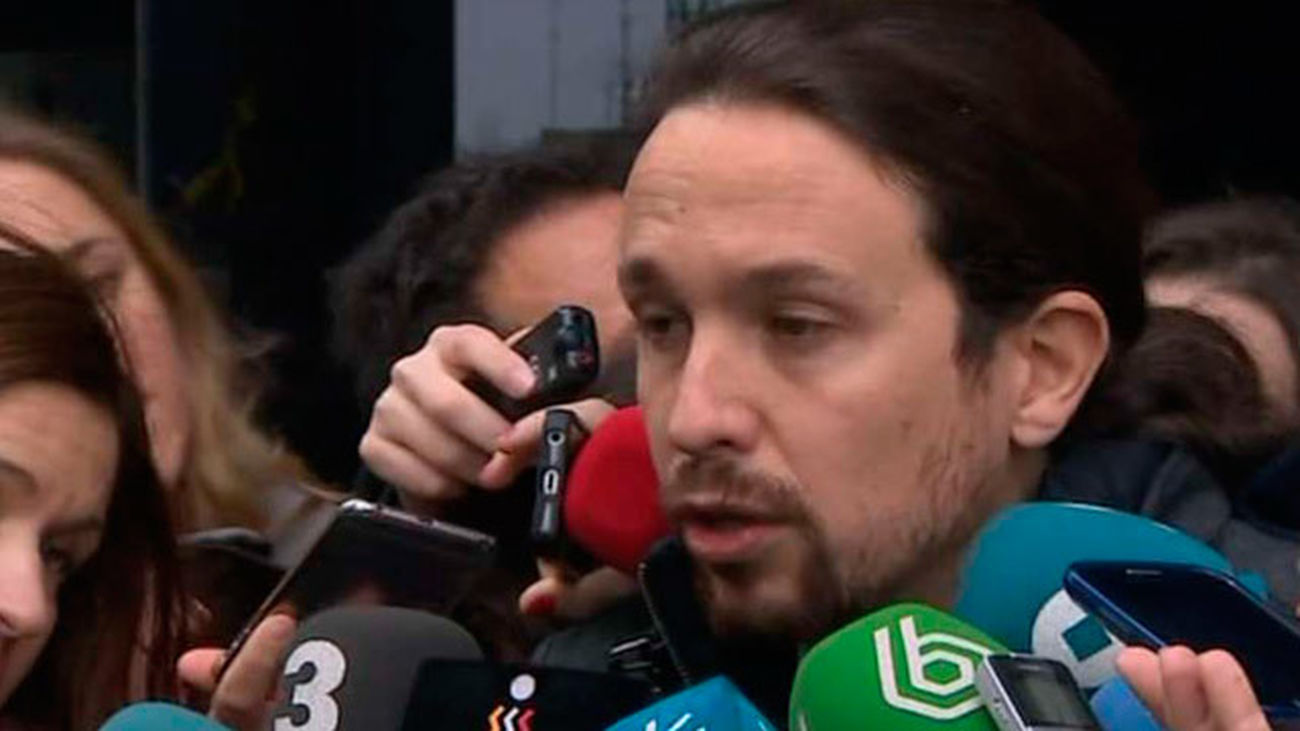Pablo Iglesias, muy decepcionado con Pedro Sánchez y denuncia el búnker PP-PSOE-Ciudadanos
