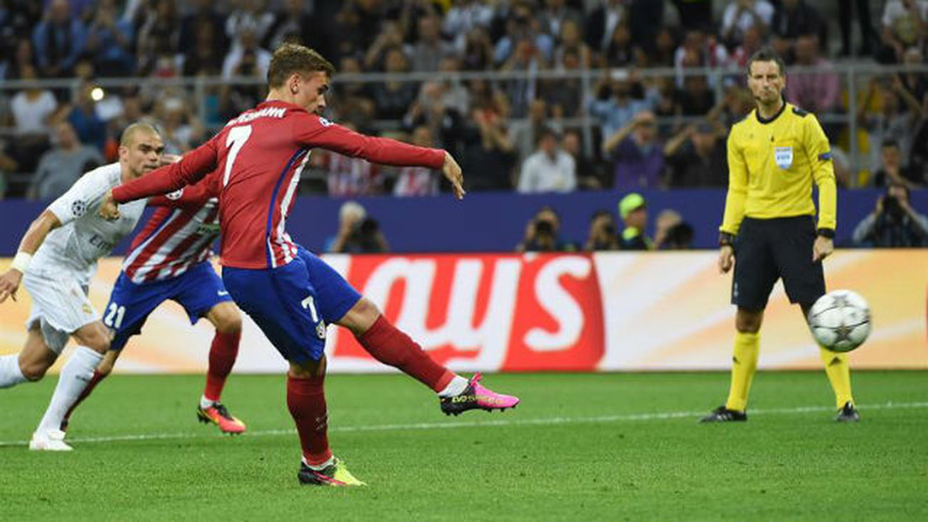 Penalti fallado por Griezmann