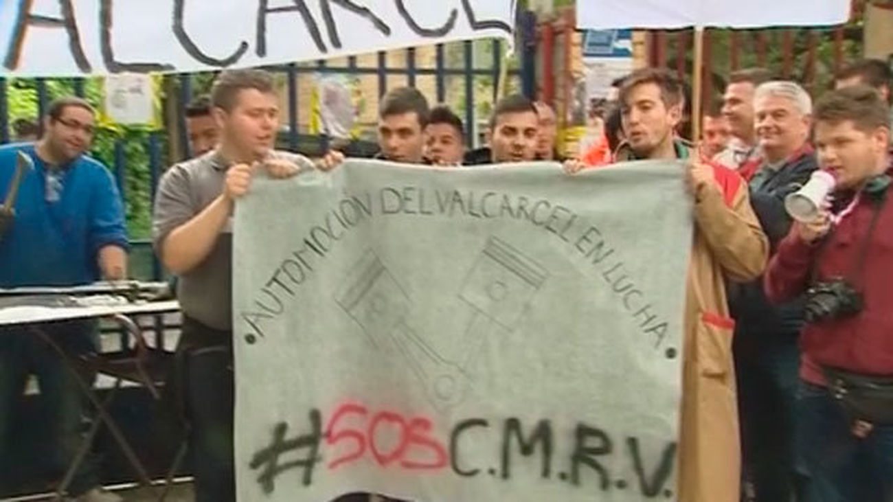 Profesores y alumnos se encierran a favor de la Formación Profesional en Madrid