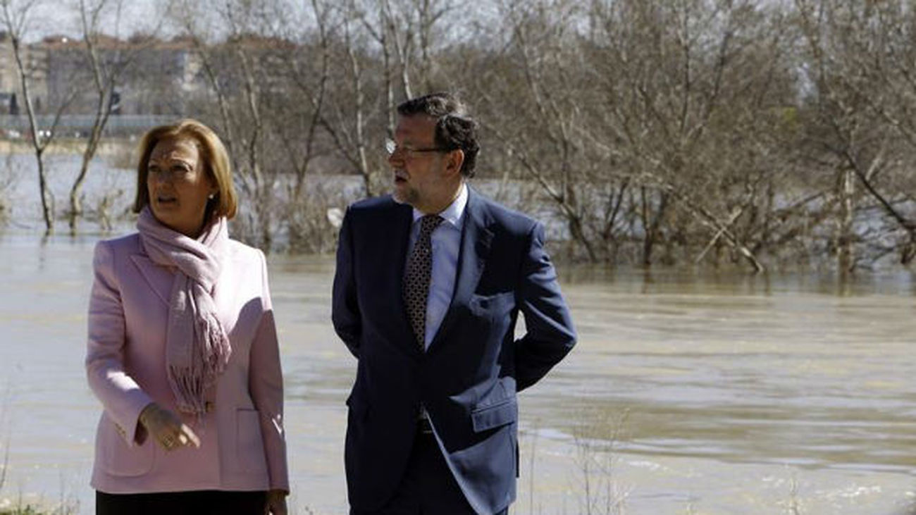 Rajoy destinará todo lo que sea preciso para paliar los daños por las inundaciones del Ebro