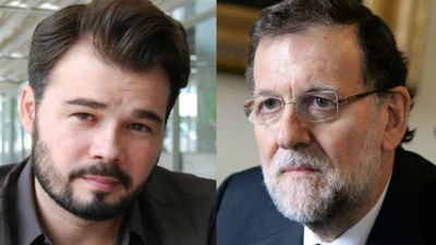 Rajoy, tras escuchar a Rufián en el Congreso: "En política no hay absurdo imposible"