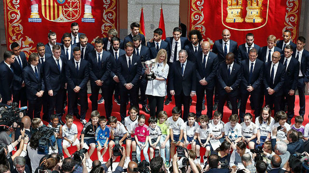El Real Madrid ofrece la 33ª Liga a los madrileños