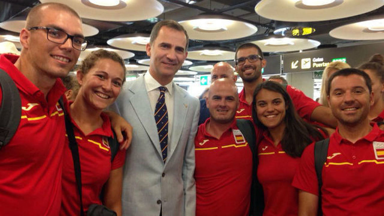 El Rey despide a los olímpicos y les dice que son los "mejores embajadores" de España