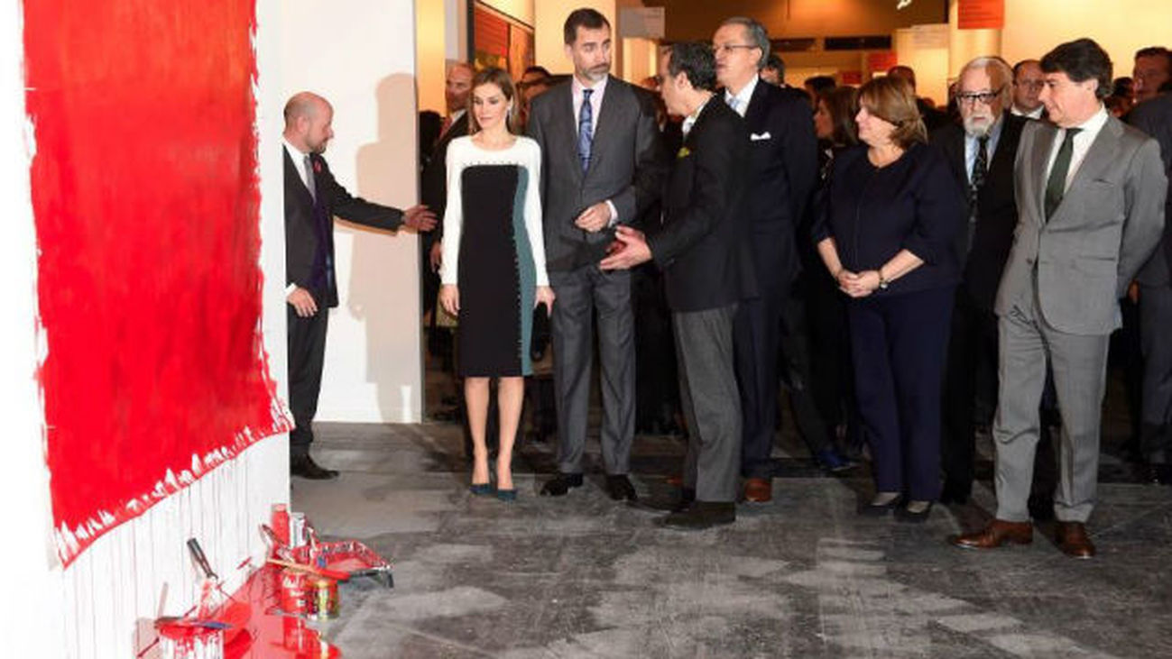 Los Reyes Felipe y Letizia inauguran ARCO por primera vez como monarcas