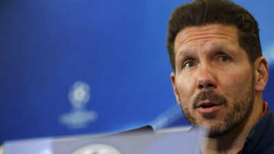 Rueda de prensa de Simeone, Gabi y Torres