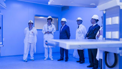 El consejero de Sanidad estuvo recorriendo el hospital príncipe de Asturias de Alcalá de Henares