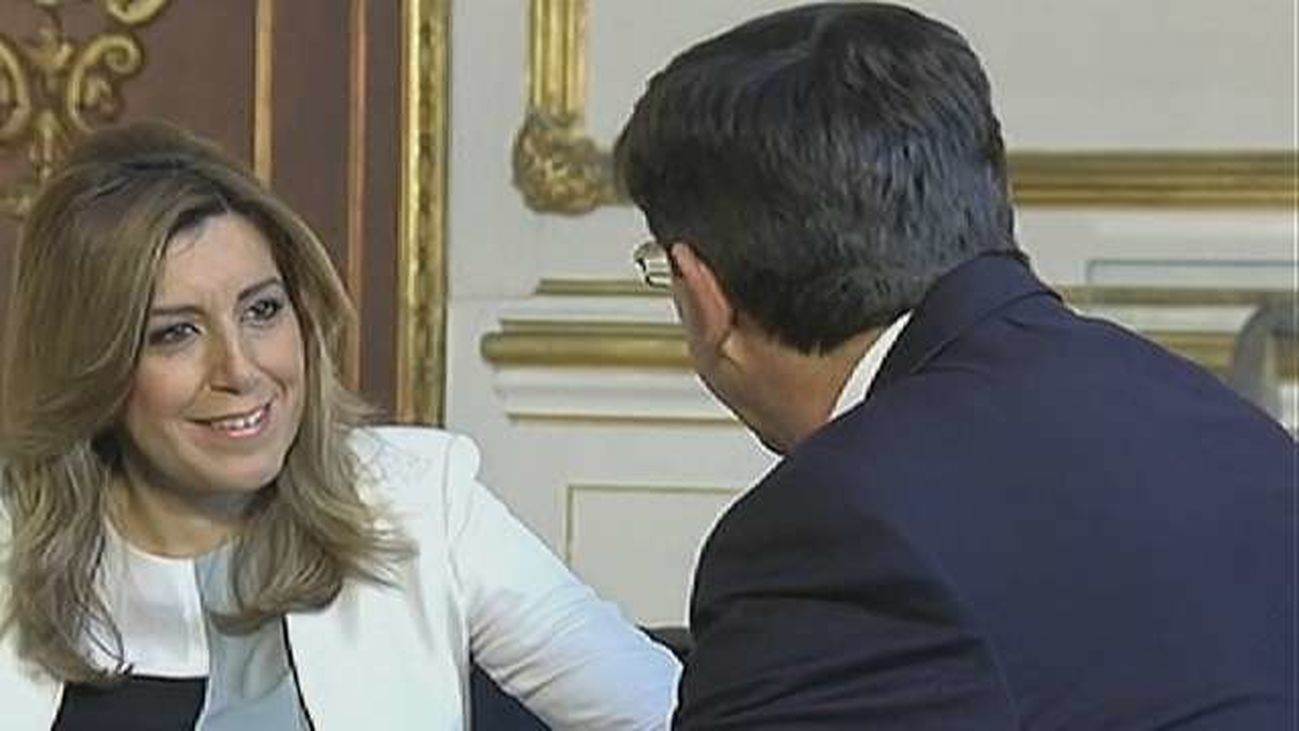 Susana Díaz recibe el apoyo de ciudadanos para formar gobierno en Andalucía