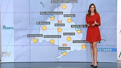 Viernes soleado con máximas muy templadas