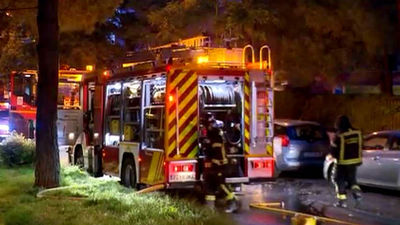 Dos ancianas, heridas graves al incendiarse su casa en Madrid