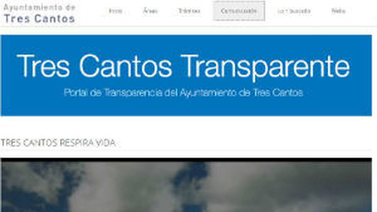 Tres cantos pone en marcha un portal de transparencia para que los vecinos puedan saber en qué se invierten sus impuestos
