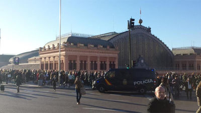 Un detenido por amenazar con explotar un tren cerca de Atocha