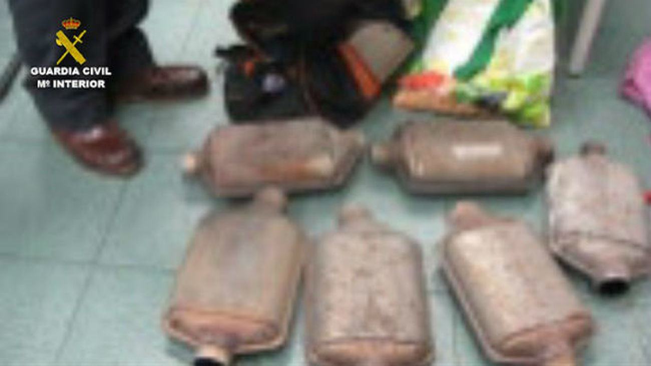 Cuatro detenidos en Madrid por el robo de catalizadores de vehículos