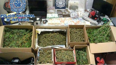 Ocho detenidos en Madrid de una red que surtía de hachís a clubes de cannabis