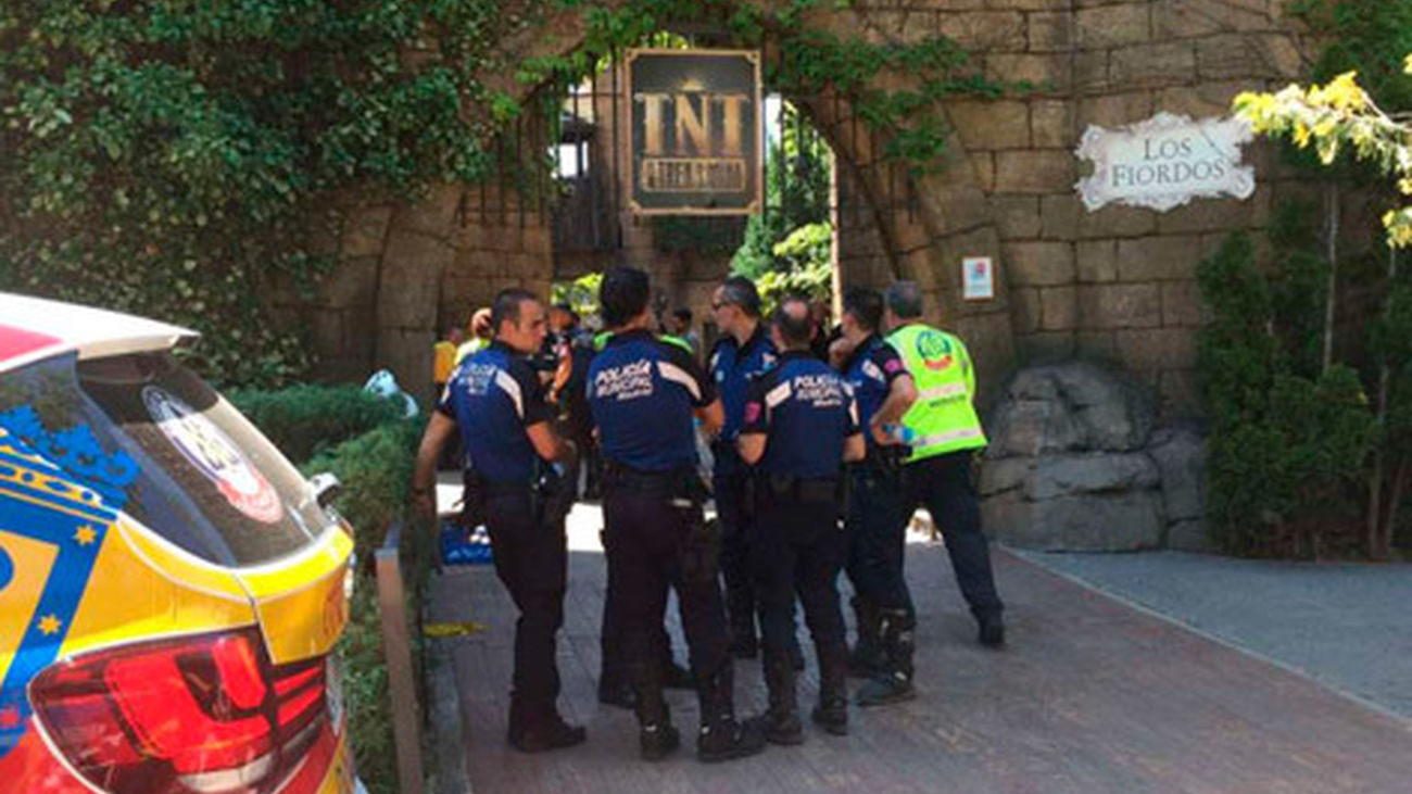 33 heridos leves en una montaña rusa del Parque de Atracciones de Madrid