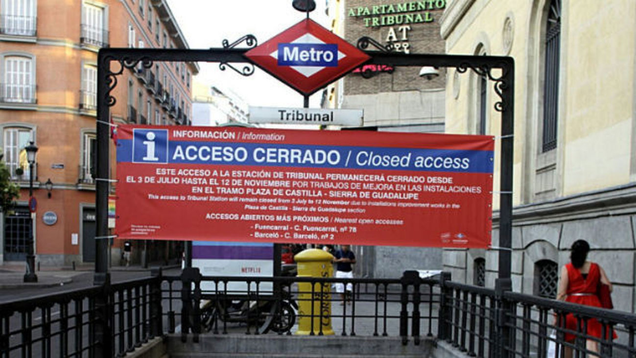 La primera jornada laboral con obras en la L1 se desarrolla con "total y absoluta normalidad"