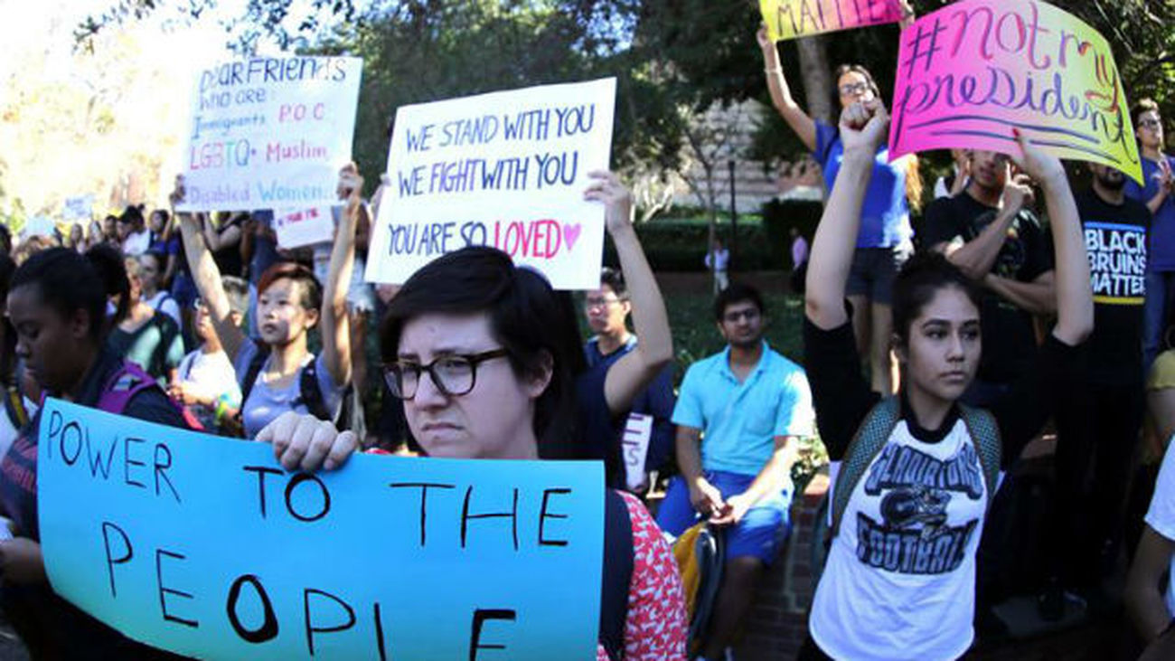 Las protestas contra Trump se extienden en EEUU