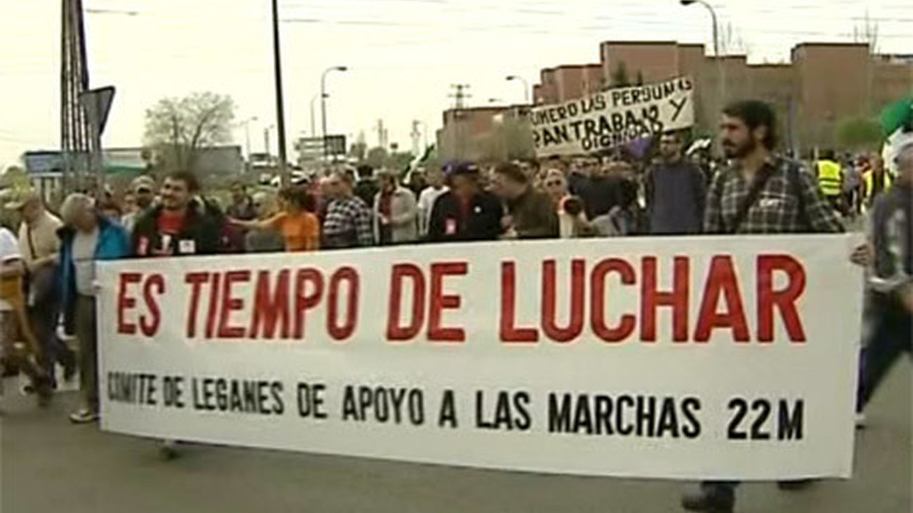 Abierto juicio oral contra las personas detenidas en los disturbios de las 'Marchas de la Dignidad' del marzo de 2014