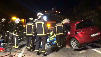 Accidente en la M-608