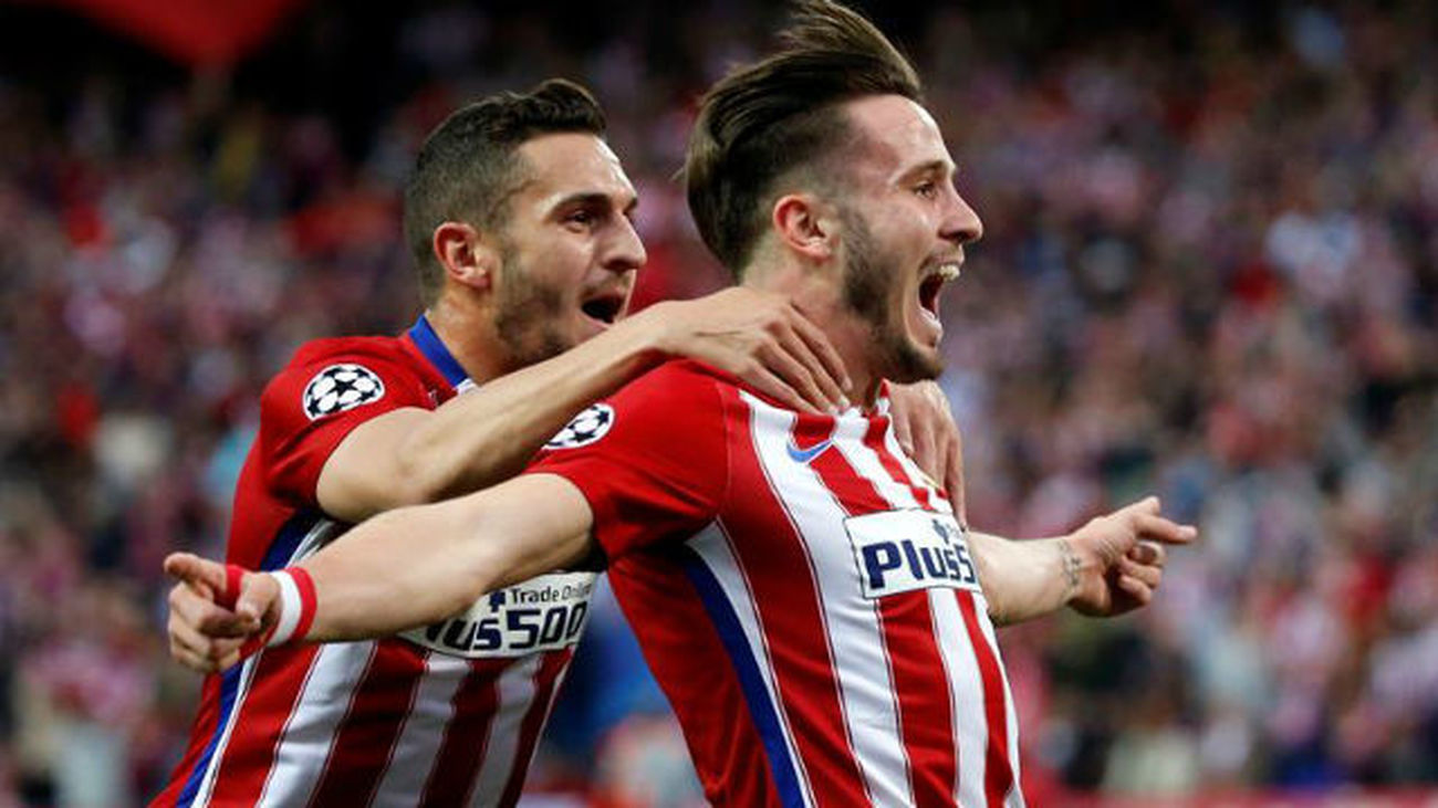 El Atlético de Madrid se adelanta en la eliminatoria gracias a un golazo de Saúl