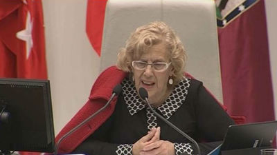 Carmena comparece hoy en el pleno del Ayuntamiento