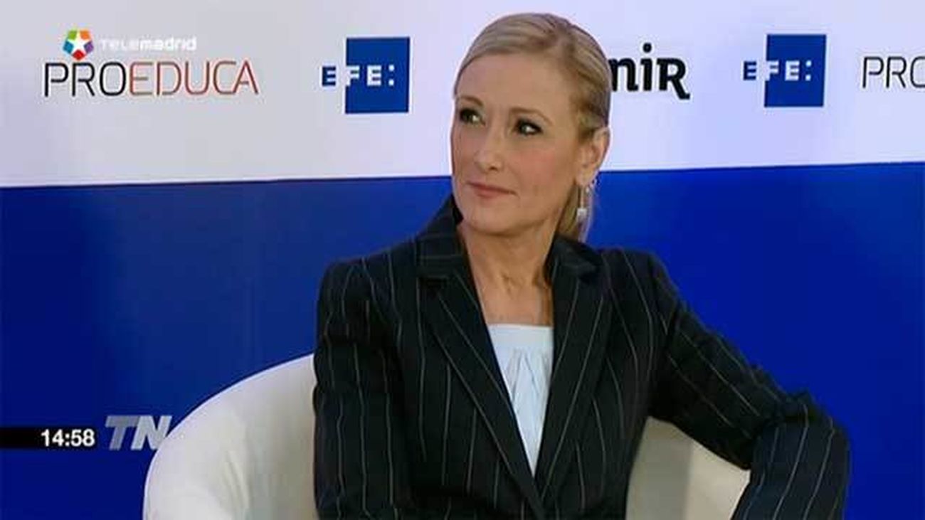 Cifuentes adelanta los que serán ejes de su programa electoral a falta de 4 días para que empiece la campaña