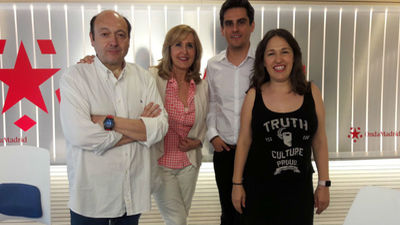 Debate entre Enrique Rico (PSOE) y Mª Espinosa (Podemos)