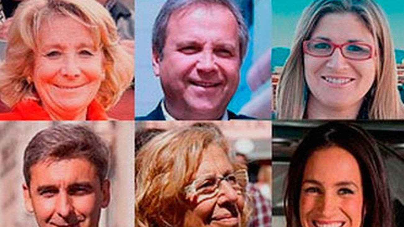 Debate electoral con los candidatos al ayuntamiento de Madrid del PP, PSOE, IU, UPyD y Podemos