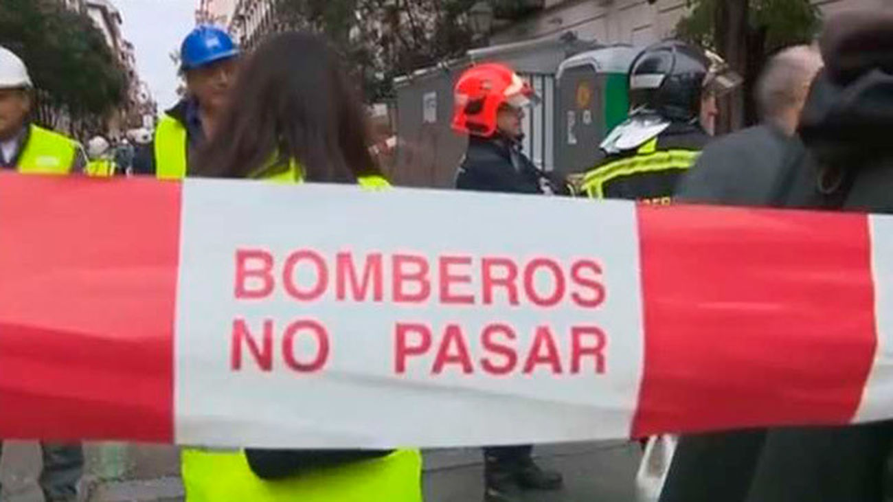 Desalojan 7 edificios para acometer la demolición del inmueble 46 de Lagasca