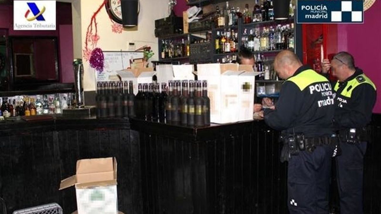 Desarticulada en Madrid una red de fraude de bebidas alcohólicas