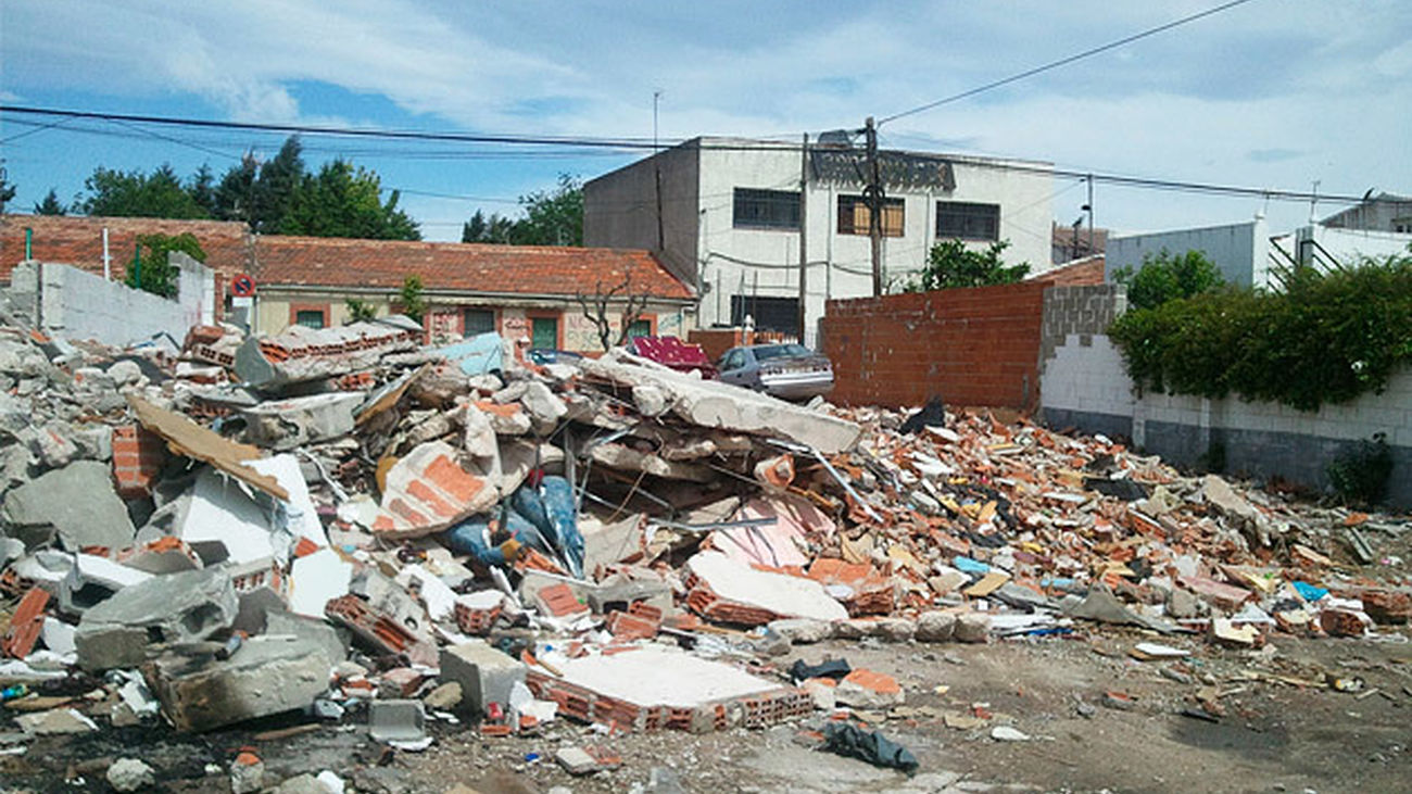 Desmantelamiento por parte de la policía de un nuevo punto de venta de droga en la Cañada Real