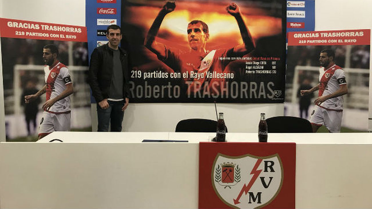 Despedida de Trashorras del Rayo Vallecano