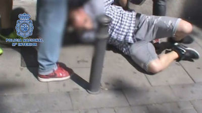 Detenido en Lavapiés un peligroso atracador que asaltaba bancos con pistola