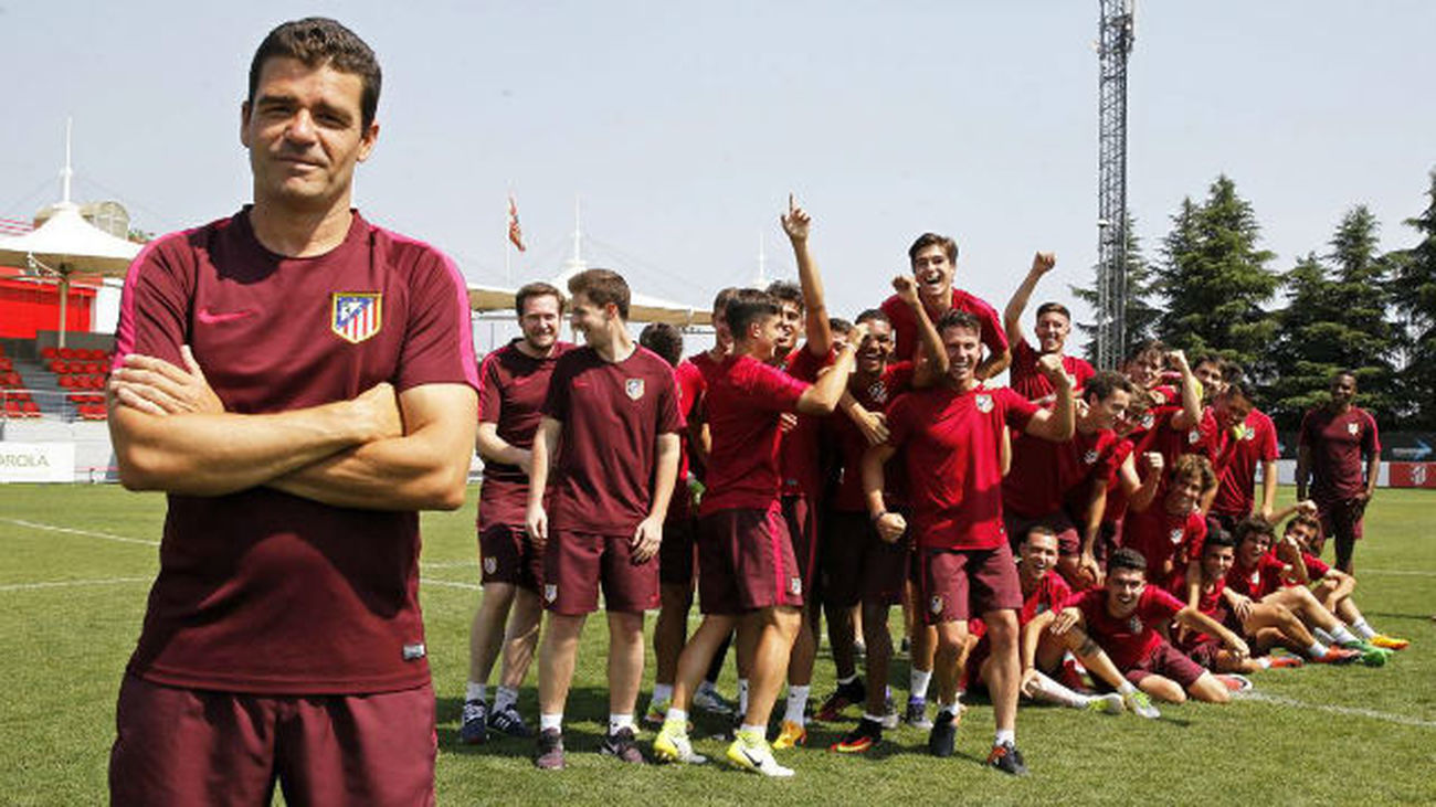 Entrevista a Cano y a Dongil, entrenadores del Atleti y Rayo juvenil