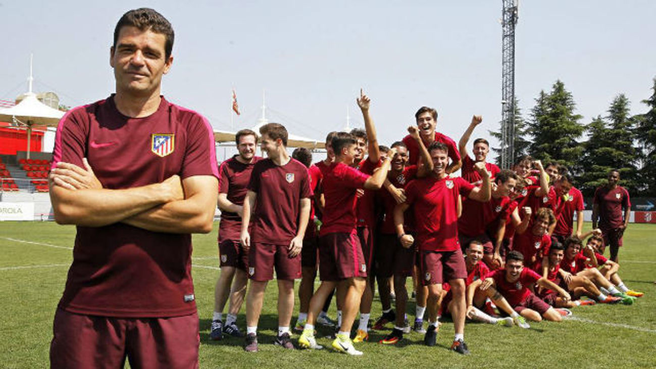 Entrevista a Cano y a Dongil, entrenadores del Atleti y Rayo juvenil