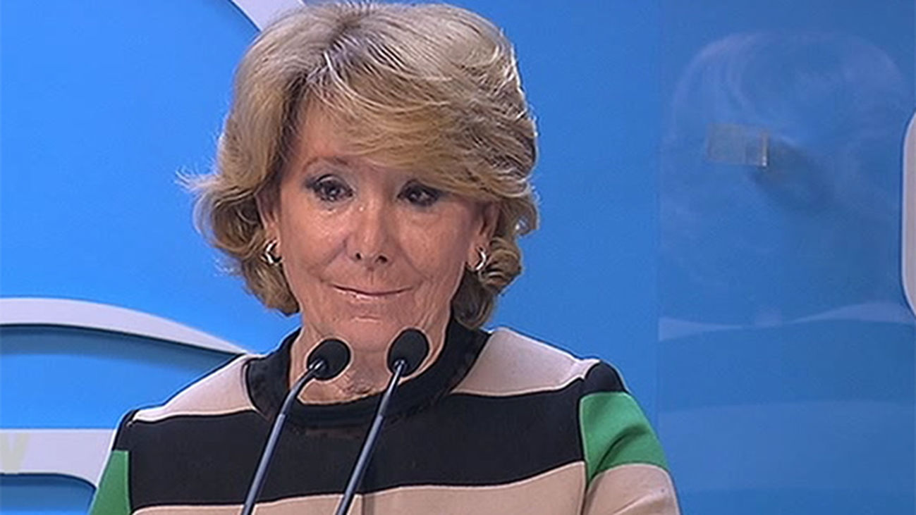 Entrevista a Esperanza Aguirre, candidata PP a la Alcaldía de Madrid