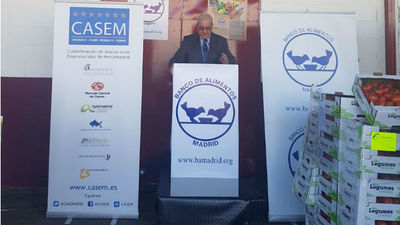 Entrevista a Francisco García, presidente de Banco de Alimentos, tras el acto solidario en Mercamadrid