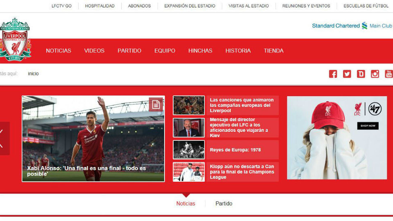 Entrevista a José María Zabala, responsable de la página web del Liverpool