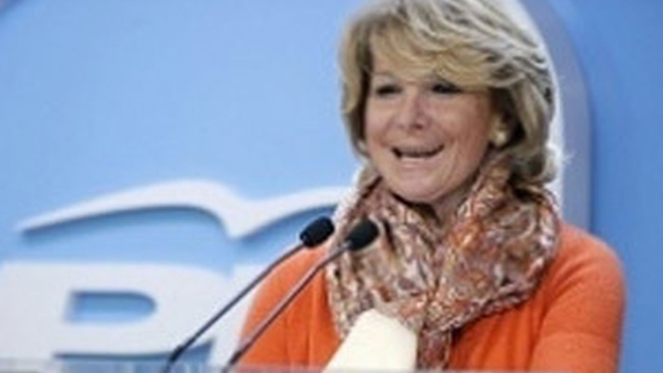 Esperanza Aguirre, desilusionada con la decisión de Adelson, afirma que lo intuia