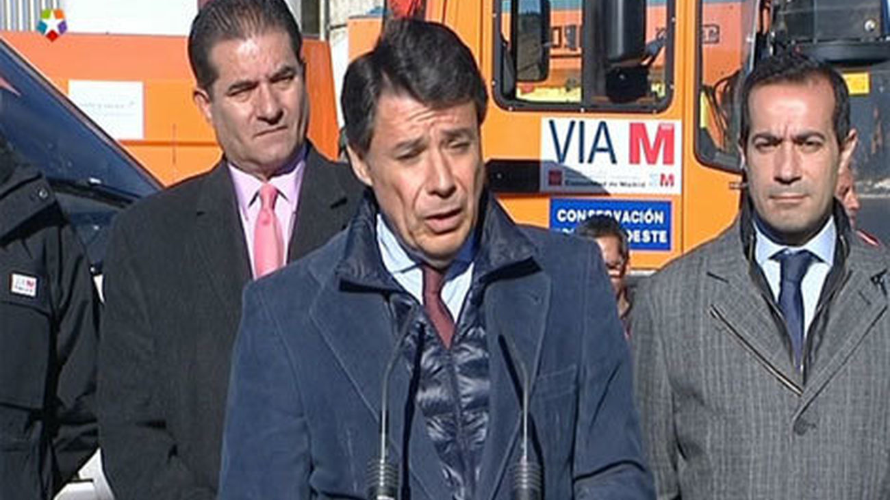Ignacio González presenta el Plan Invernal para las carreteras madrileñas
