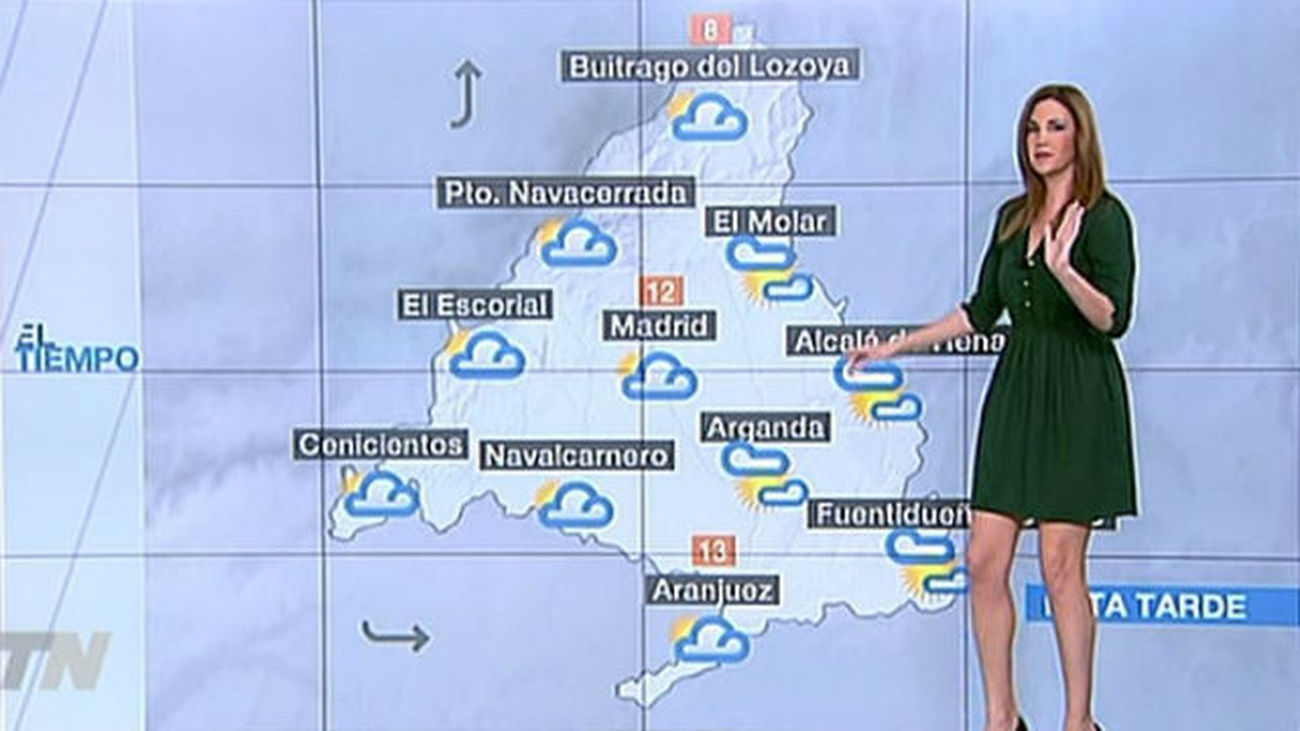 Lluvia y viento al principio de día