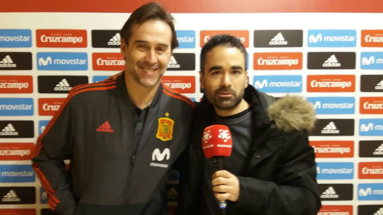 Lopetegui: "Que no venga Morata no significa que no esté en la cuenta del Mundial"